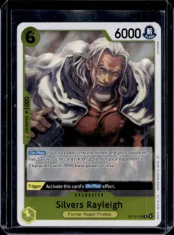2026 One Piece Azure Sea's Seven Silvers Rayleigh Rare #OP14-108 - Image 1