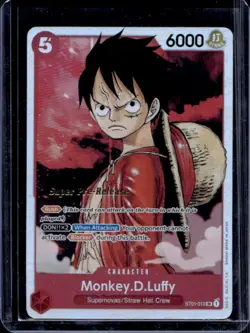 2022 One Piece ST01 Super Pre-Release Monkey D Luffy #ST01-012 - Image 1