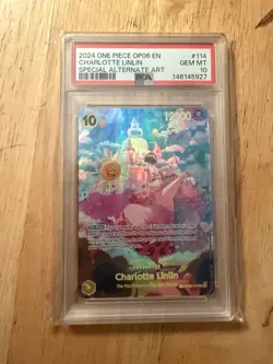 Charlotte Linlin OP03-114 (OP06 Wings of the Captain) Foil SP PSA 10 - Image 1