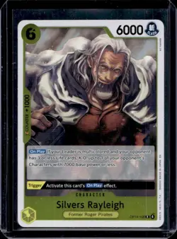 2026 One Piece Azure Sea's Seven Silvers Rayleigh Rare #OP14-108 - Image 1