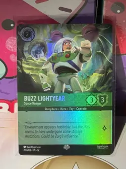 🔥🔥Disney Lorcana Buzz Lightyear Space Ranger 211/204•EN•12 (EPIC) - Image 1