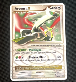 🔥 vintage 2009 card Arceus Lv X 95/99 Ultra Rare Lightly Played Pokemon Card - Image 1