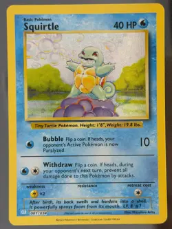 Squirtle Holo CLB Trading Card Game Classic 001/034 NM - Image 1