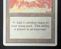MTG Sol Ring- DAMAGED -3rd Edition Magic the Gathering Card - Image 4