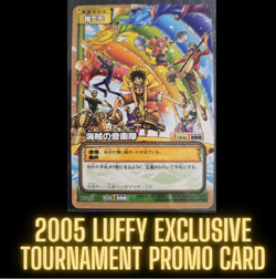 2005 ONE PIECE CARD GAME TOURNAMENT PROMO LUFFY CREW VINTAGE OP - Image 1