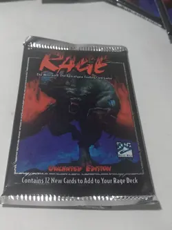 Rage The Werewolf: The Apocalypse Unlimited 10 Sealed Booster Packs Card Game - Image 2