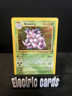 Pokemon TCG Nidoking Base Set 2 Holo Unlimited Rare Card - Image 1