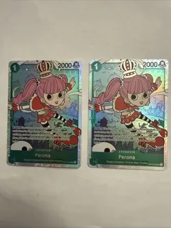 Bandai One Piece Perona Holo Character Card Lot 2x English Standard OP12-034 - Image 1