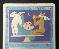 MTG Stasis- DAMAGED- 3rd Edition/Revised Magic the Gathering Card - Image 3