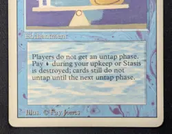 MTG Stasis- DAMAGED- 3rd Edition/Revised Magic the Gathering Card - Image 4
