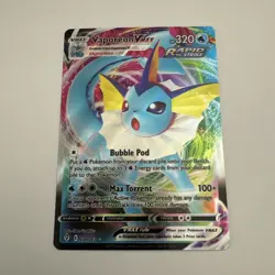 Pokemon Card - Vaporeon VMAX Evolving Skies 030/203 Ultra Rare - Image 1