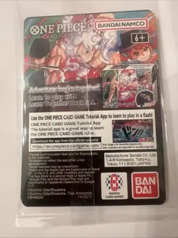 One Piece Monkey D. Luffy US College Basketball SEALED Promo Card RUTGERS - Image 3