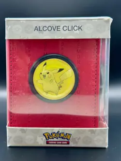 Ultra Pro Pokemon Alcove Click Box - KANTO (4 Magnetic Badges, Holds 100 Cards) - Image 1
