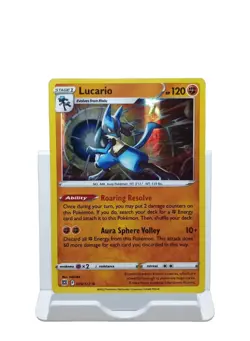 Lucario 079/172 Holo Rare Brilliant Stars SWSH Pokemon Card - Image 1