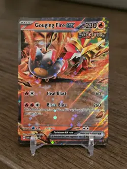 Pokemon Card Gouging Fire EX 144 Black Star Promo - Near Mint - Image 1
