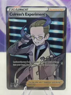 Colress’s Experiment 190/196 Lost Origin Full Art Rare Pokemon Card - Image 1