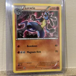Lucario 47/124 Rare Fates Collide Pokemon Card TCG NM Non-holo - Image 1