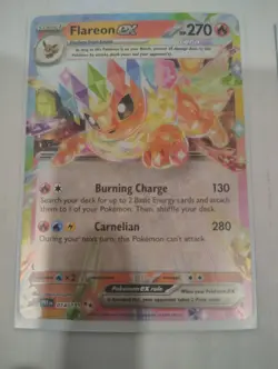 Lot Of 6 Pokemon Cards Eevee Evolution Ex Lot: Prismatic Evolutions Holo - Image 3
