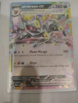 Lot Of 6 Pokemon Cards Eevee Evolution Ex Lot: Prismatic Evolutions Holo - Image 4