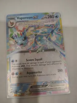 Lot Of 6 Pokemon Cards Eevee Evolution Ex Lot: Prismatic Evolutions Holo - Image 5