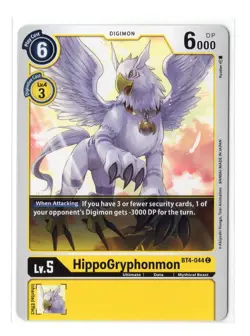 Digimon Card - (NM) HippoGryphonmon BT4-044 - Bandai Common - Image 1
