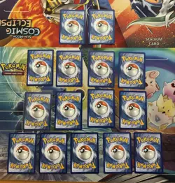 Pokemon Card Lot Cracked Ice & Cosmos Holo Fire Lugia Reshiram Eevee 40 Cards - Image 4