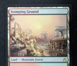 MTG Stomping Ground- SIGNED -Ravnica Remastered Magic the Gathering Card #289 - Image 3