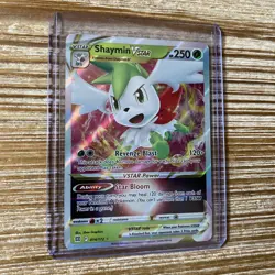 Shaymin VSTAR 014/172 Full Art Ultra Rare Brilliant Stars Pokemon Card NM-MINT - Image 1