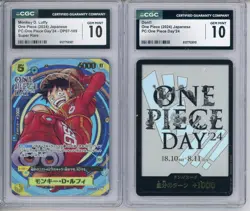 Luffy OP07-109 SR/Don Card Set Promo Premium Collection ONE PIECE DAY '24 CGC 10 - Image 1
