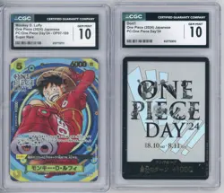 Luffy OP07-109 SR/Don Card Set Promo Premium Collection ONE PIECE DAY '24 CGC 10 - Image 1