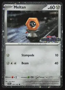 Meltan (Stellar Crown Stamped) Holo Common Miscellaneous Cards & Products 102/14 - Image 1