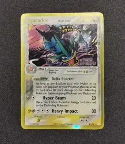 Pokemon Gyarados Reverse Holo Stamped Delta Species Ex Holon Phantoms Card 8/110 - Image 2