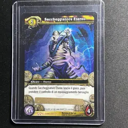WoW TCG Loot Card – Ethereal Plunderer – Unused/Unscratched ITALIAN - Image 1
