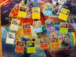 Pokemon Card Lot Holo Promo Cards Fire Eevee Charizard Magikarp 45 Cards - Image 5