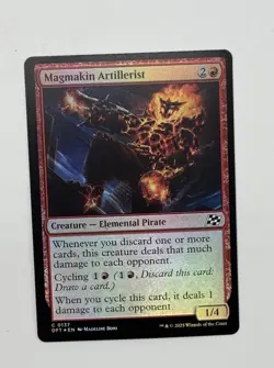 Magmakin Artillerist Aetherdrift Foil DFT NM Magic MTG Card SEE PICS 0137 - Image 1