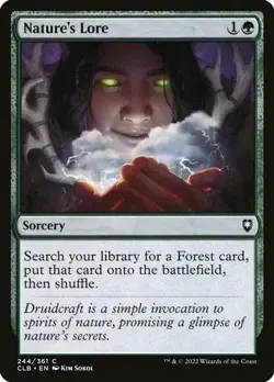 Nature's Lore Commander Legends: Battle for Baldur's Gate Foil - Image 1