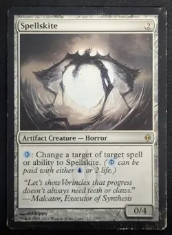 MTG Spellskite- DAMAGED -New Phyrexia Magic the Gathering Card #159 - Image 1