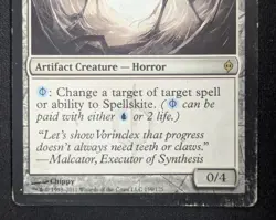 MTG Spellskite- DAMAGED -New Phyrexia Magic the Gathering Card #159 - Image 4