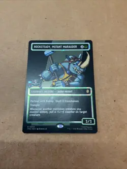 Rocksteady, Mutant Maruader R 0094 Foil Teenage Mutant Ninja Turtles - MTG - Image 1