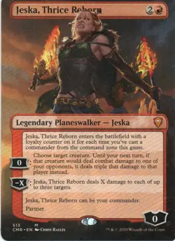 MTG: Commander Legends: Borderless Jeska, Thrice Reborn: LP Condition - Image 1