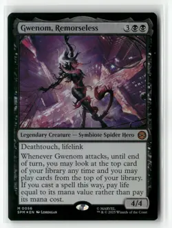 MTG | Gwenom, Remorseless | #56 | Marvel's Spider-Man | Foil | Mythic | NM - Image 1