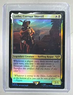 Lotho, Corrupt Shirriff 2023 MTG Lord of the Rings Middle-Earth #0213 Foil (E) - Image 1