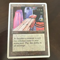 MTG LP ASHNOD'S ALTAR Chronicles Vintage 1995 Commander EDH Artifact Legacy - Image 1