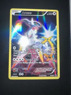 Pokemon TCG Arceus XY Black Star Promo Full Art Holo XY116 - Image 1