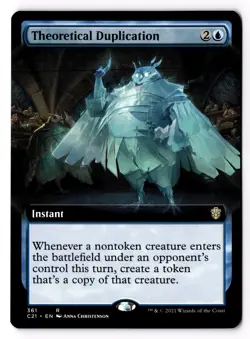 Theoretical Duplication (Extended Art) 361 Commander 2021 Normal NM - Image 1