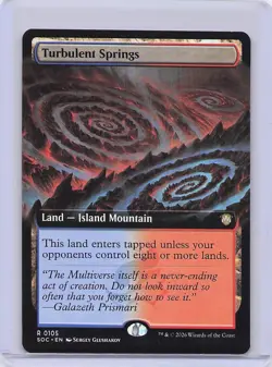 Turbulent Springs (Extended Art) Commander: Secrets of Strixhaven Regular - Image 1
