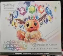 Prismatic Evolutions Pokemon Center Elite Trainer Box PC ETB Sealed - Image 1