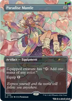 Paradise Mantle [SLD - 1236] - LP [Foil] TCG MTG - Image 1
