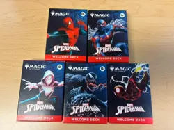 Magic the Gathering: Marvel Spider-Man Welcome Decks Set of 5 2025 - Image 1