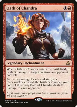 Oath of Chandra [Oath of the Gatewatch] Magic MTG - Image 1